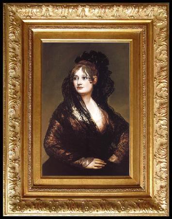 framed  Francisco de Goya Dona Isabel de Porcel, Ta3142-1